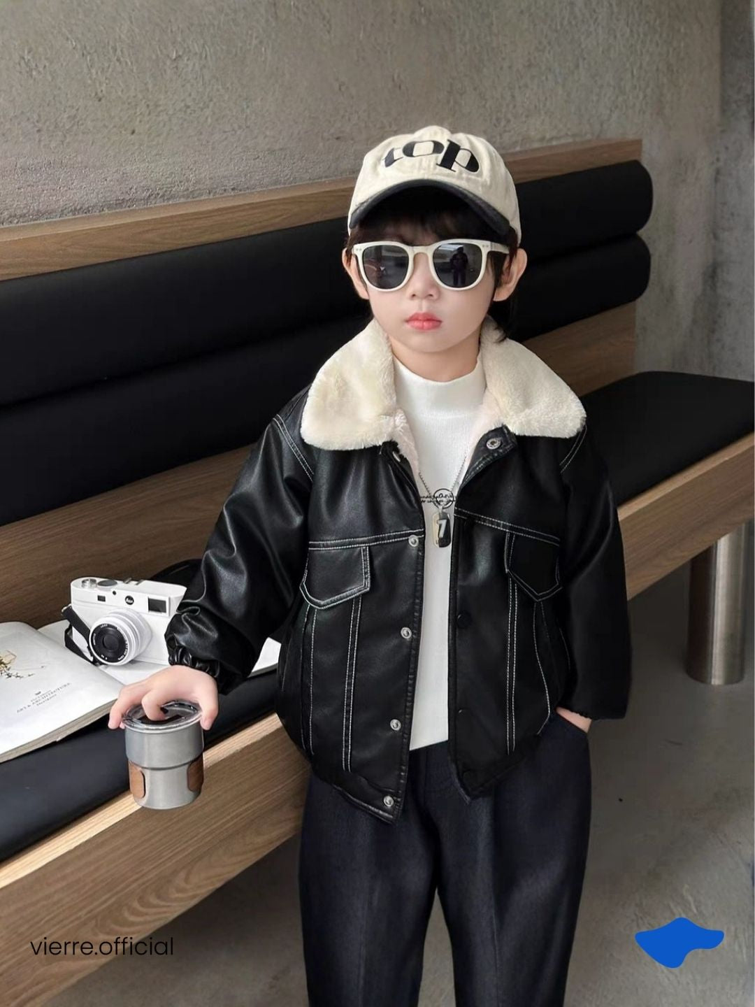 KIDS - Kalley Leather Jacket