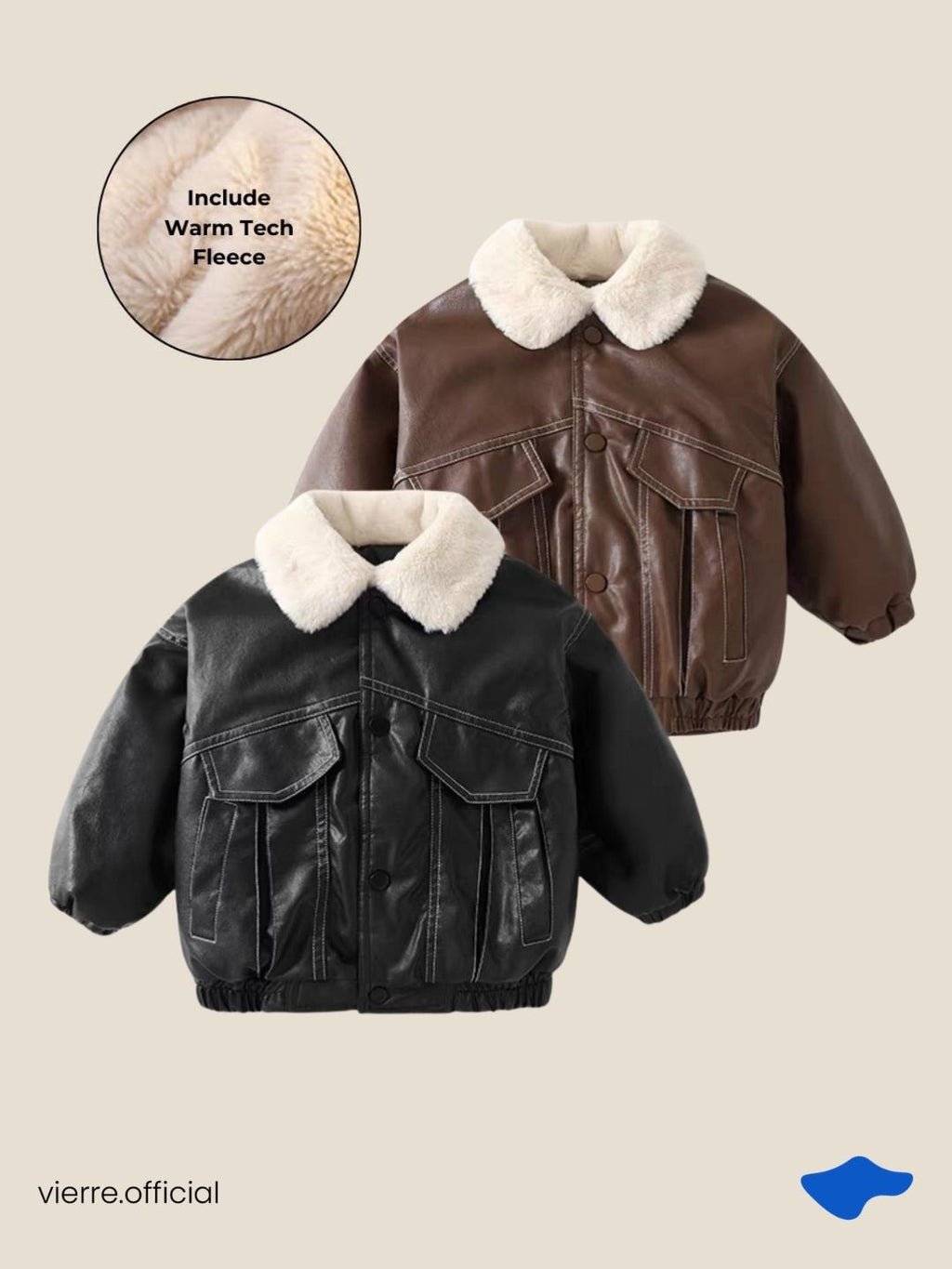 KIDS - Kalley Leather Jacket