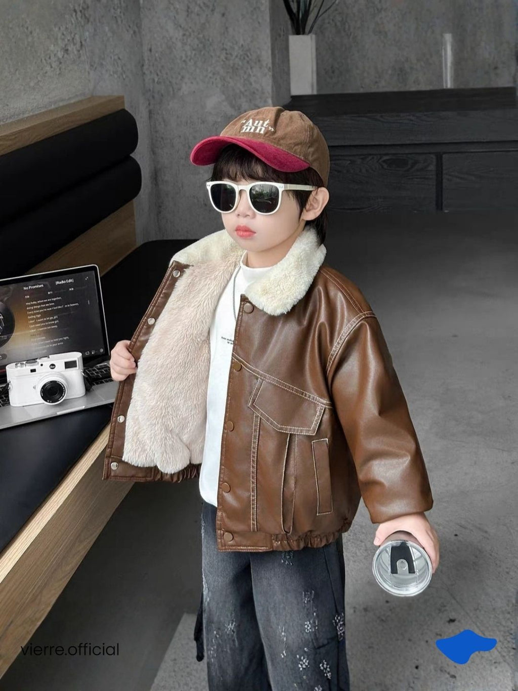 KIDS - Kalley Leather Jacket