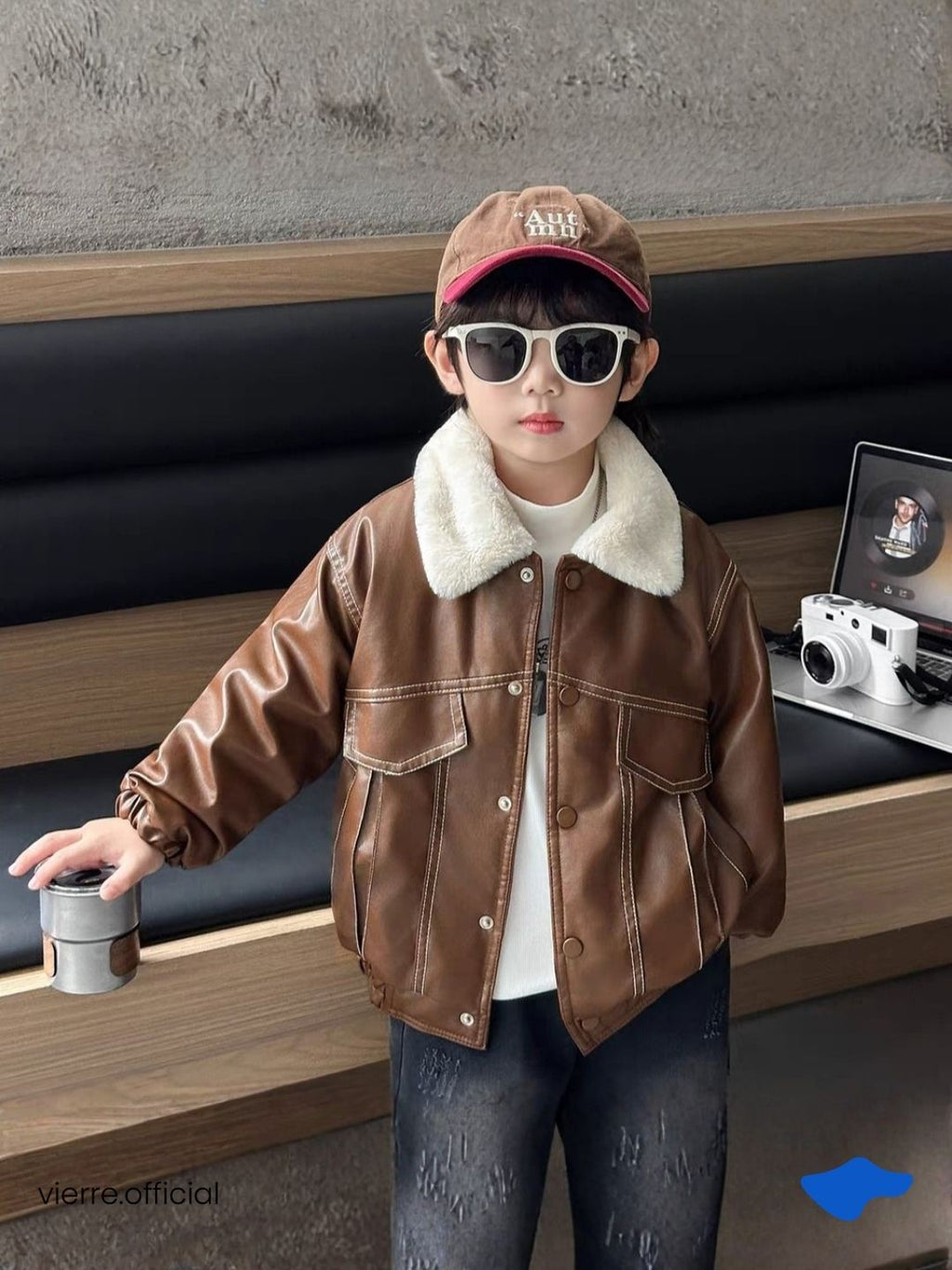 KIDS - Kalley Leather Jacket