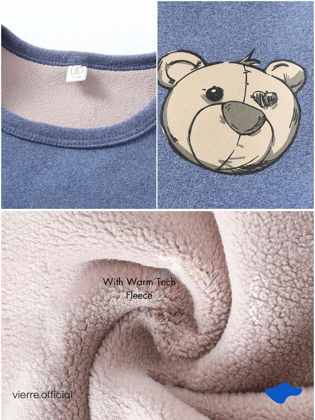 KIDS - Bear ULTRA WARM Set Long John Kids