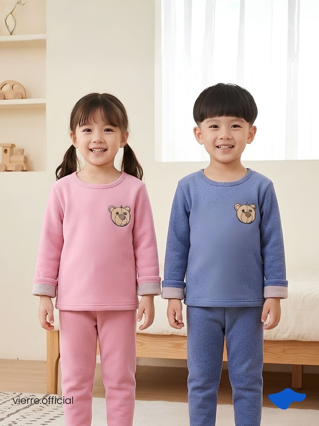 KIDS - Bear ULTRA WARM Set Long John Kids