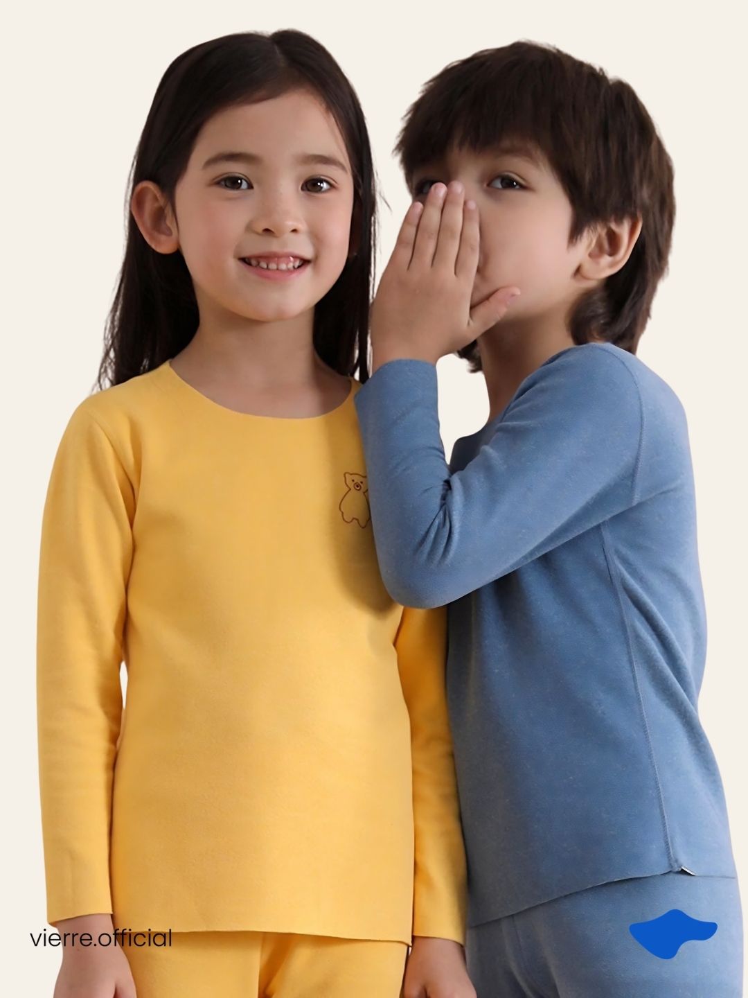 KIDS - Teddy Set Warm tech Long John Kids