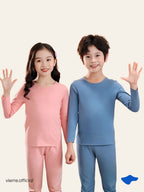 KIDS - Teddy Set Warm tech Long John Kids