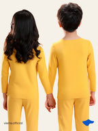 KIDS - Teddy Set Warm tech Long John Kids