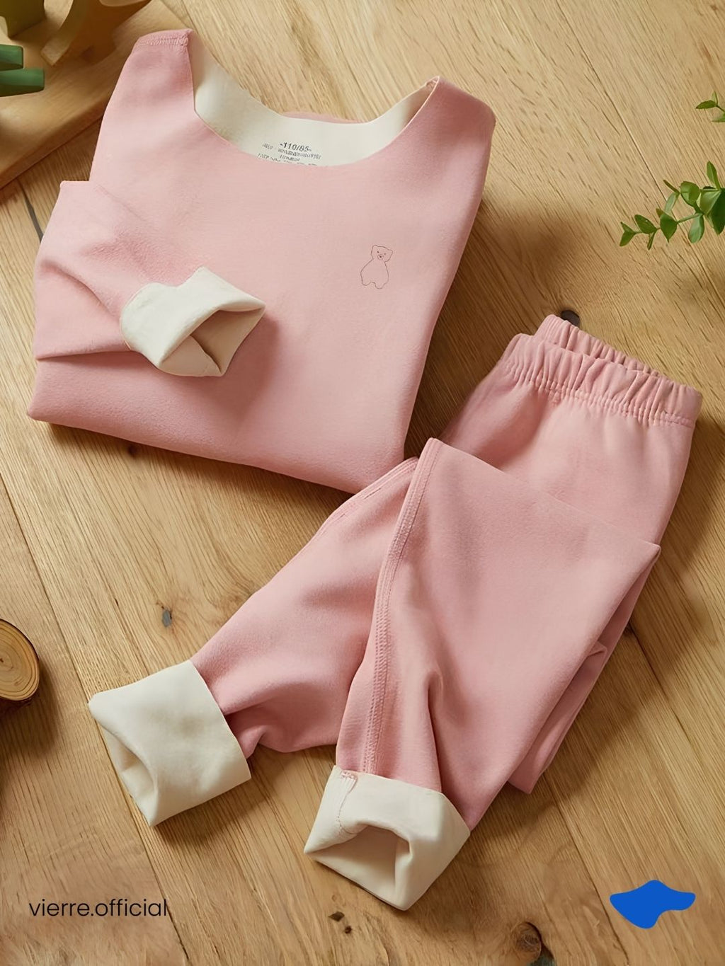 KIDS - Teddy Set Warm tech Long John Kids
