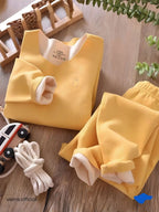 KIDS - Teddy Set Warm tech Long John Kids