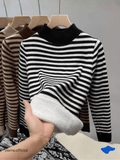 WOMAN - Loewy Stripes Warm Tech Top