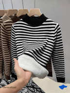 WOMAN - Loewy Stripes Warm Tech Top