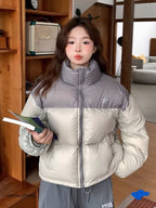 WOMAN - Madame Two Tone Puff Coat