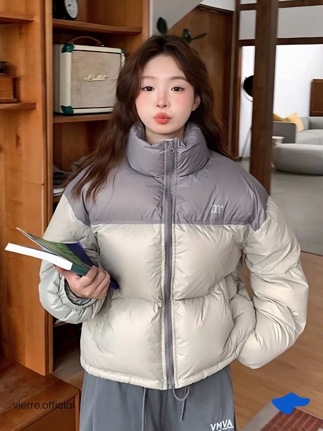 WOMAN - Madame Two Tone Puff Coat