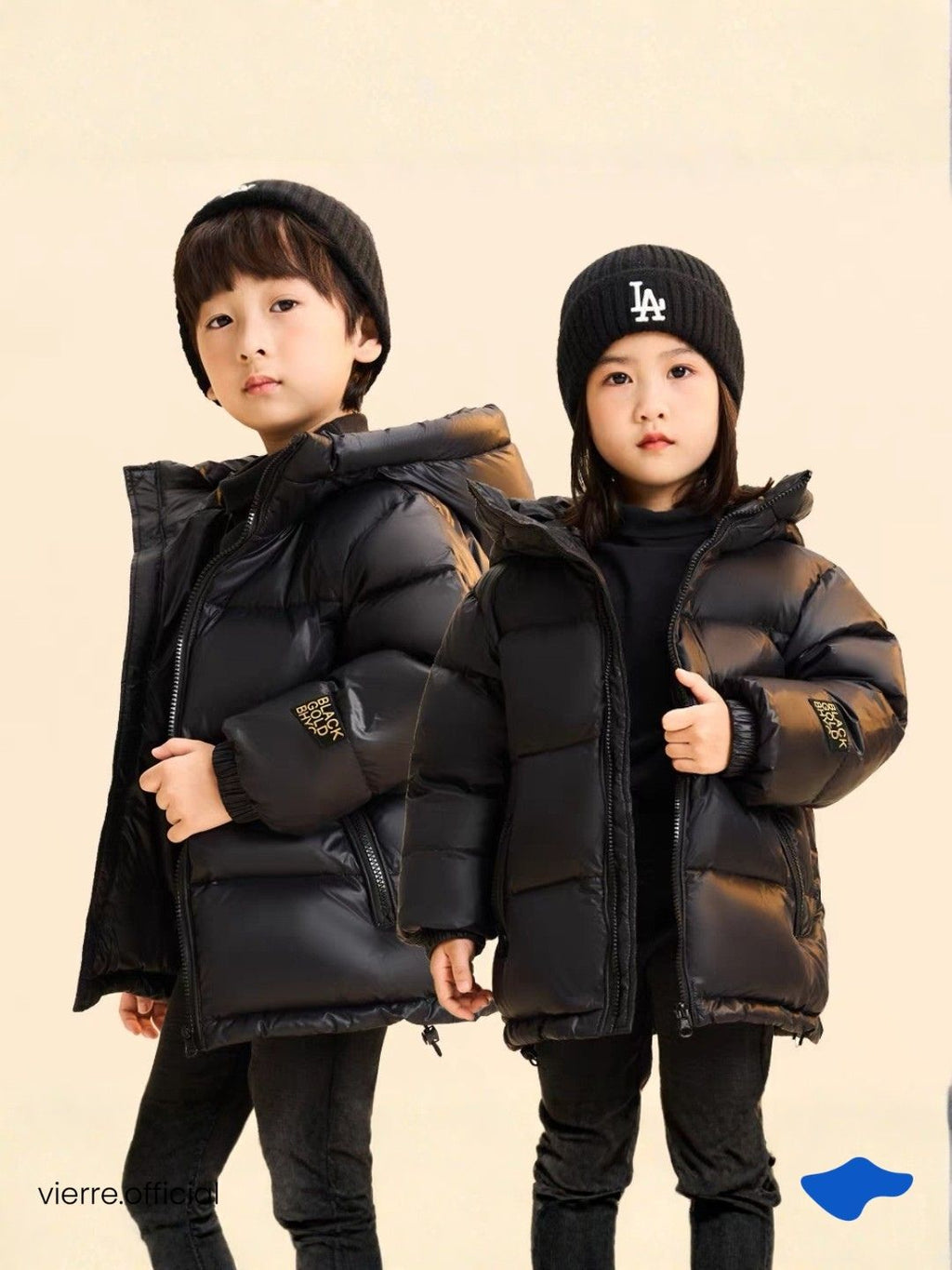 KIDS - Max Blacked Puffed Jacket