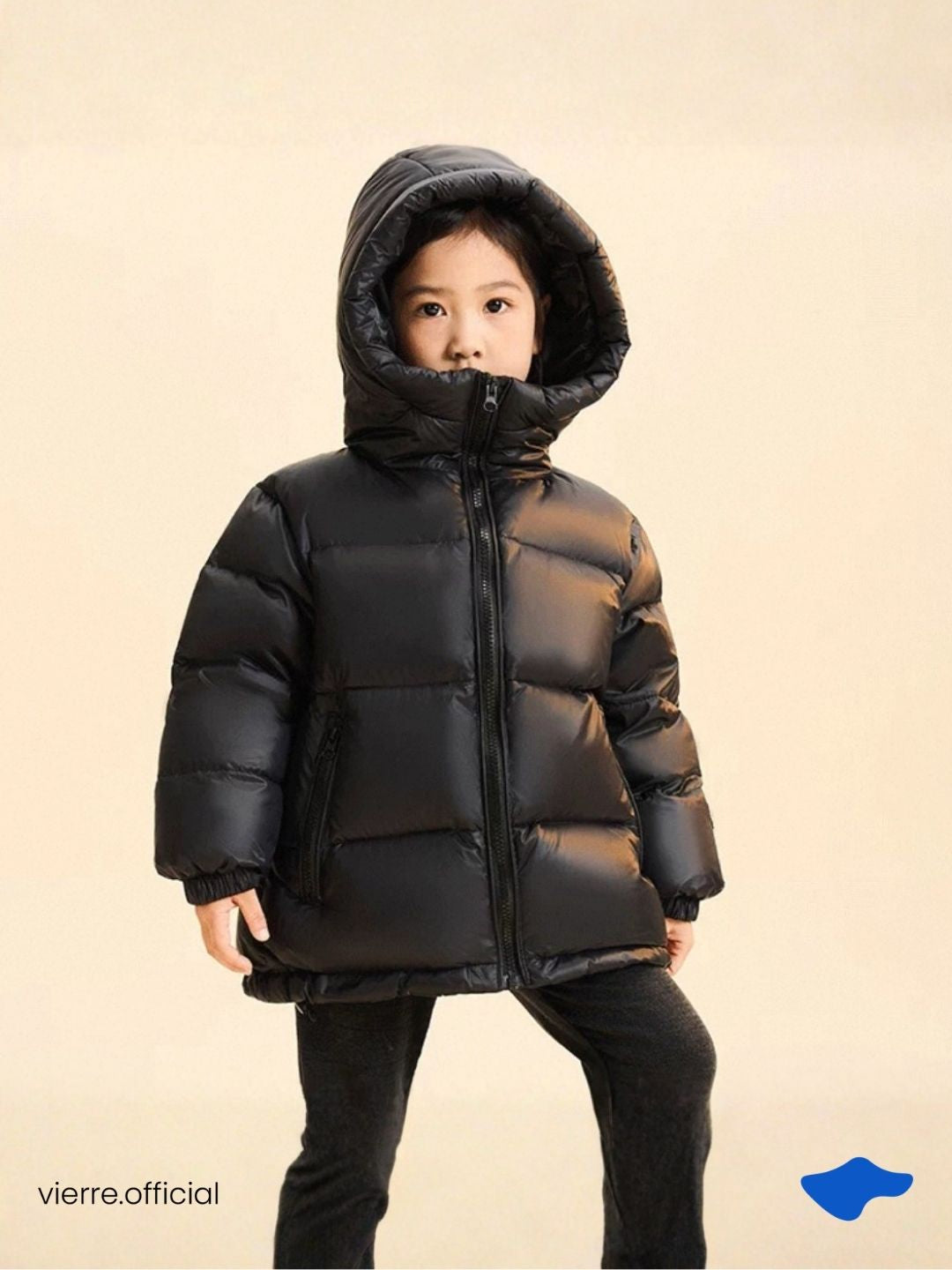 KIDS - Max Blacked Puffed Jacket