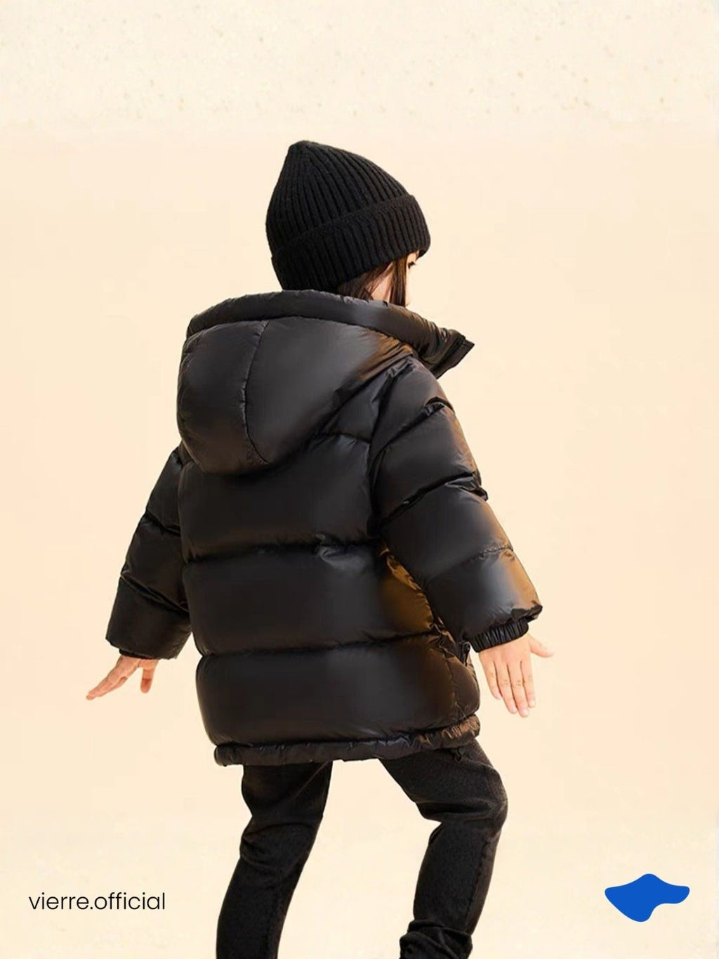 KIDS - Max Blacked Puffed Jacket