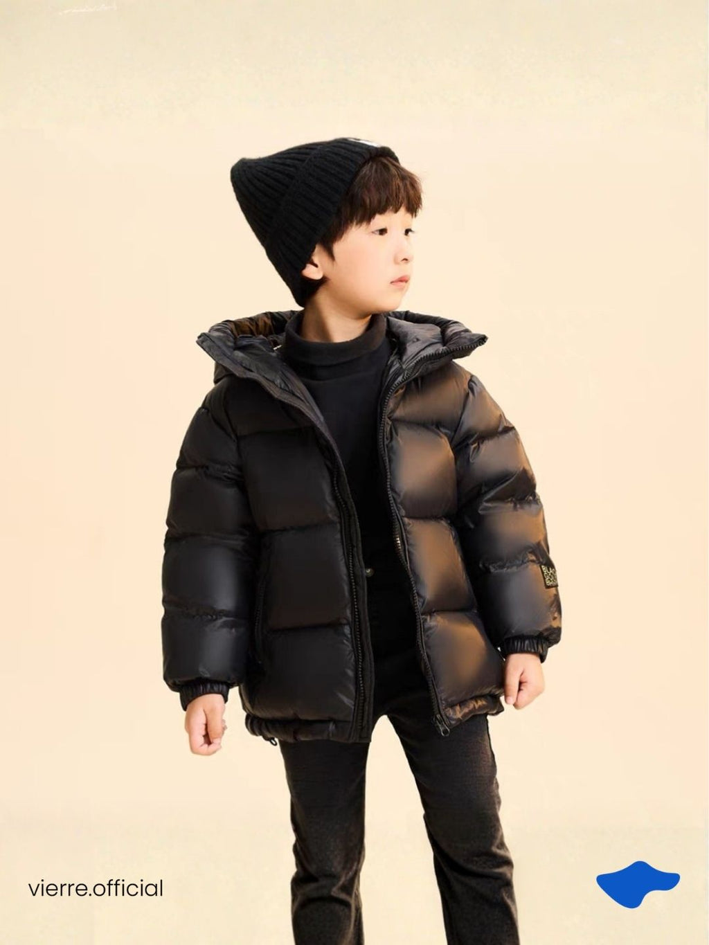 KIDS - Max Blacked Puffed Jacket
