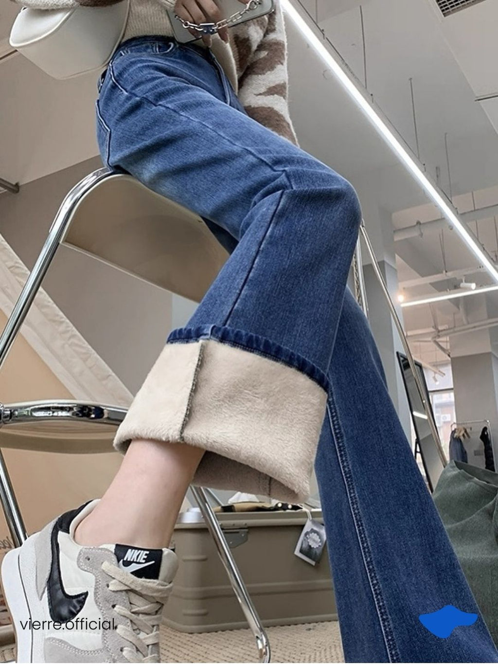 WOMAN - Mikha Bootcut Warm Tech Jeans