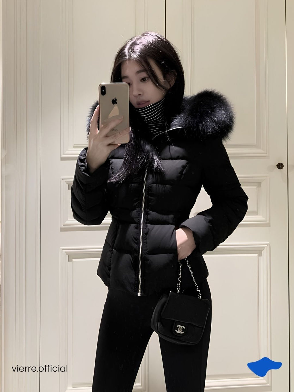 WOMAN - Milka Down Fur Slim Coat