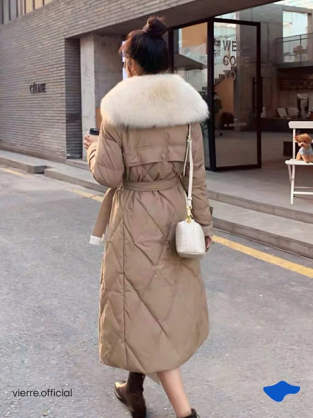WOMAN - Moet Down Fur Long Coat