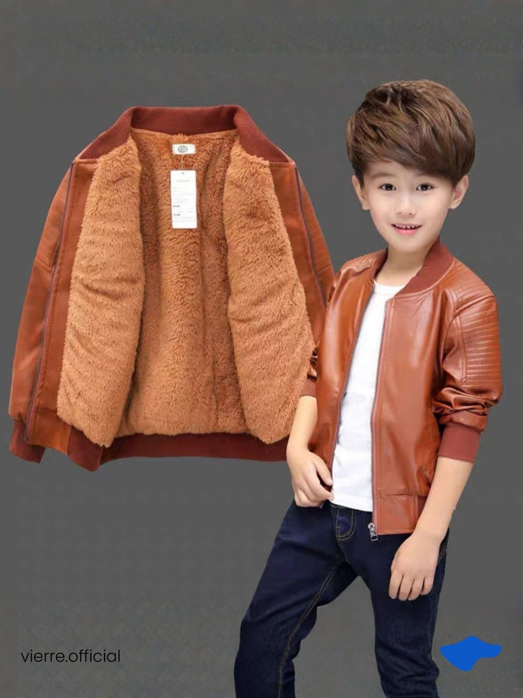 KIDS - Morgan Leather Jacket