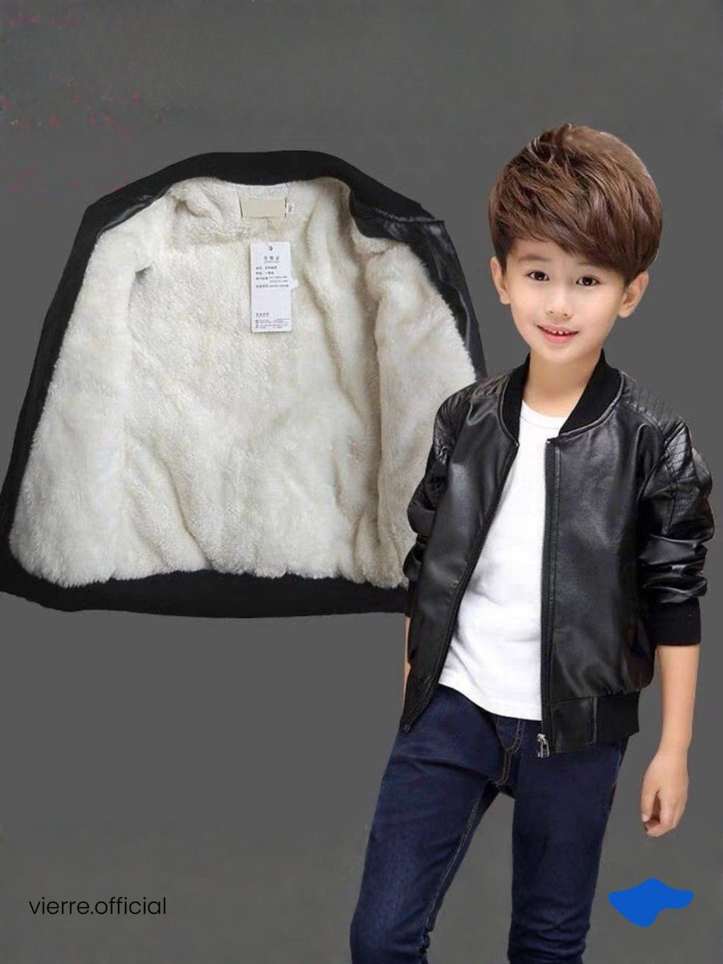 KIDS - Morgan Leather Jacket