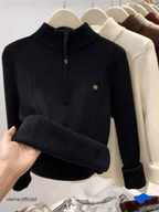 WOMAN - M Zip Warm Tech Top