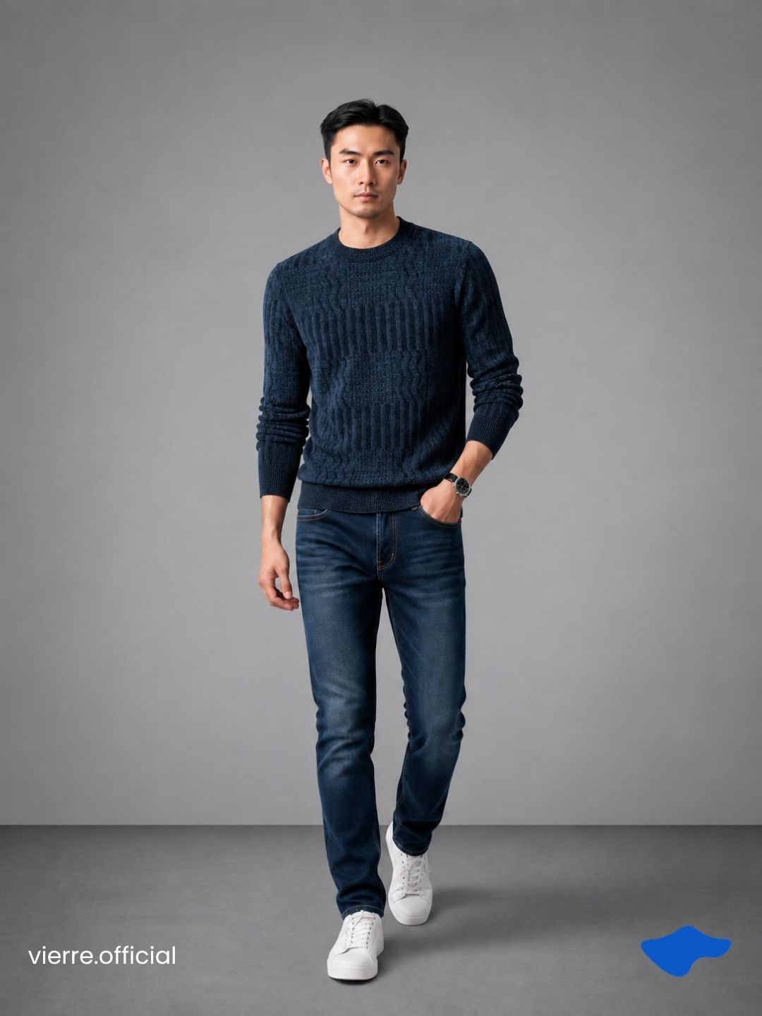 MEN - Ranger Textured Warm Tech Sweater