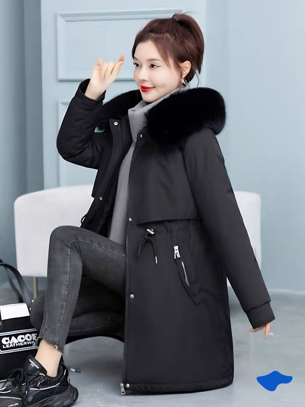 WOMAN - Rowa Puff Midi Coat