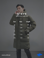 MEN - Steve Parachute Long Coat