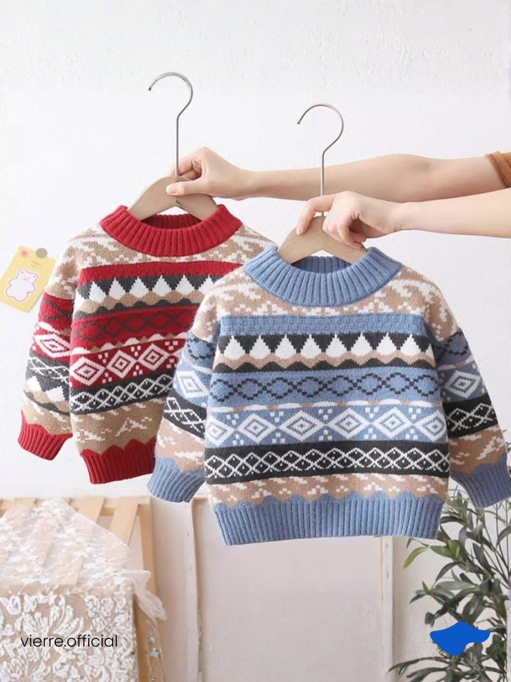 KIDS - Theo Tribal Warm Tech Sweater