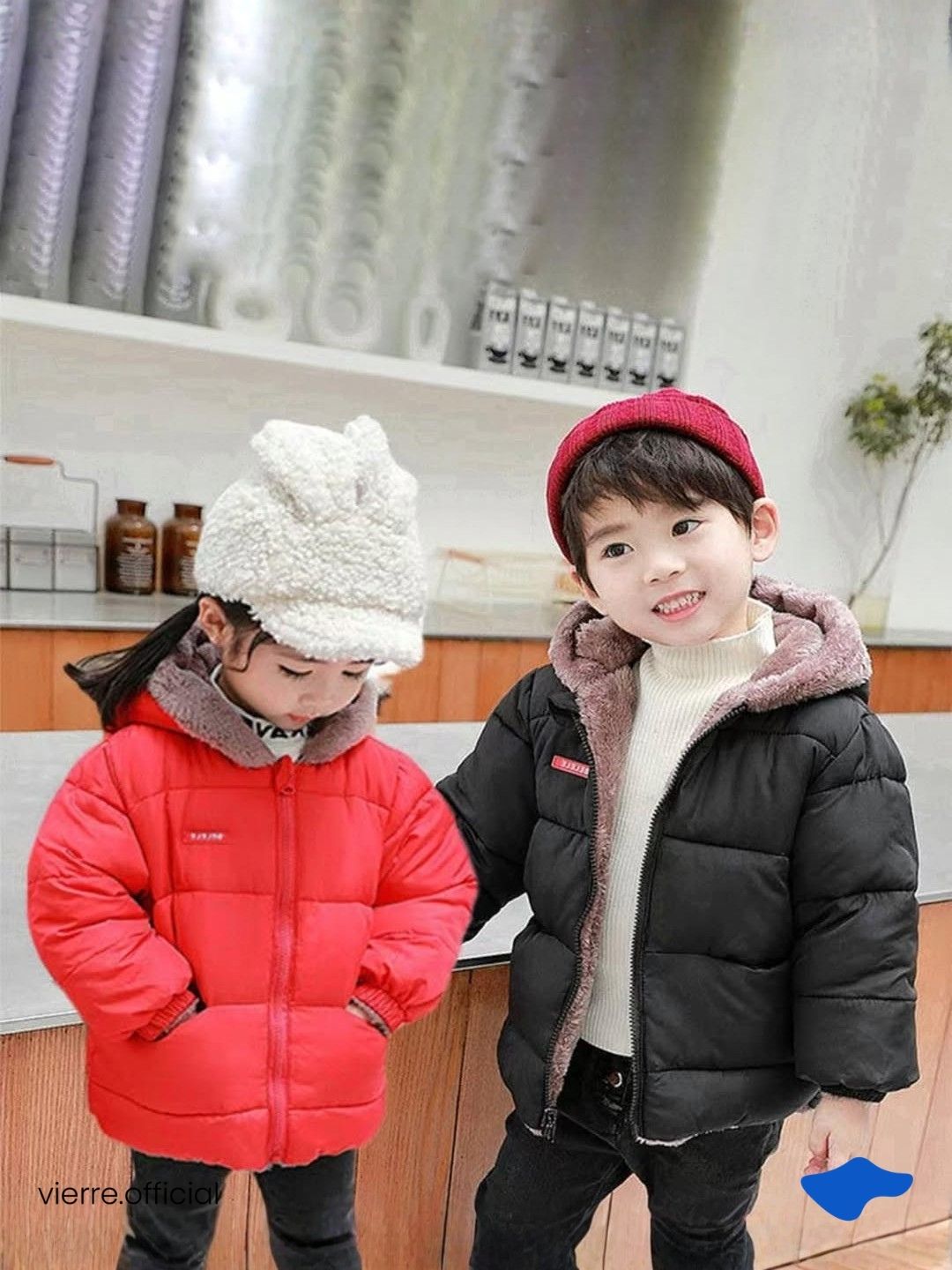 KIDS - Winter Bear Parachute Jacket