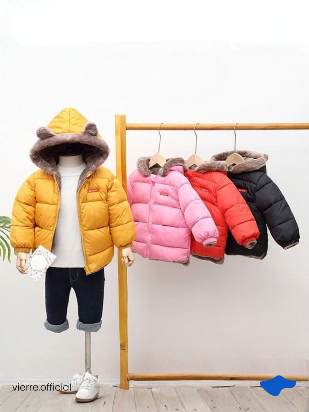 KIDS - Winter Bear Parachute Jacket