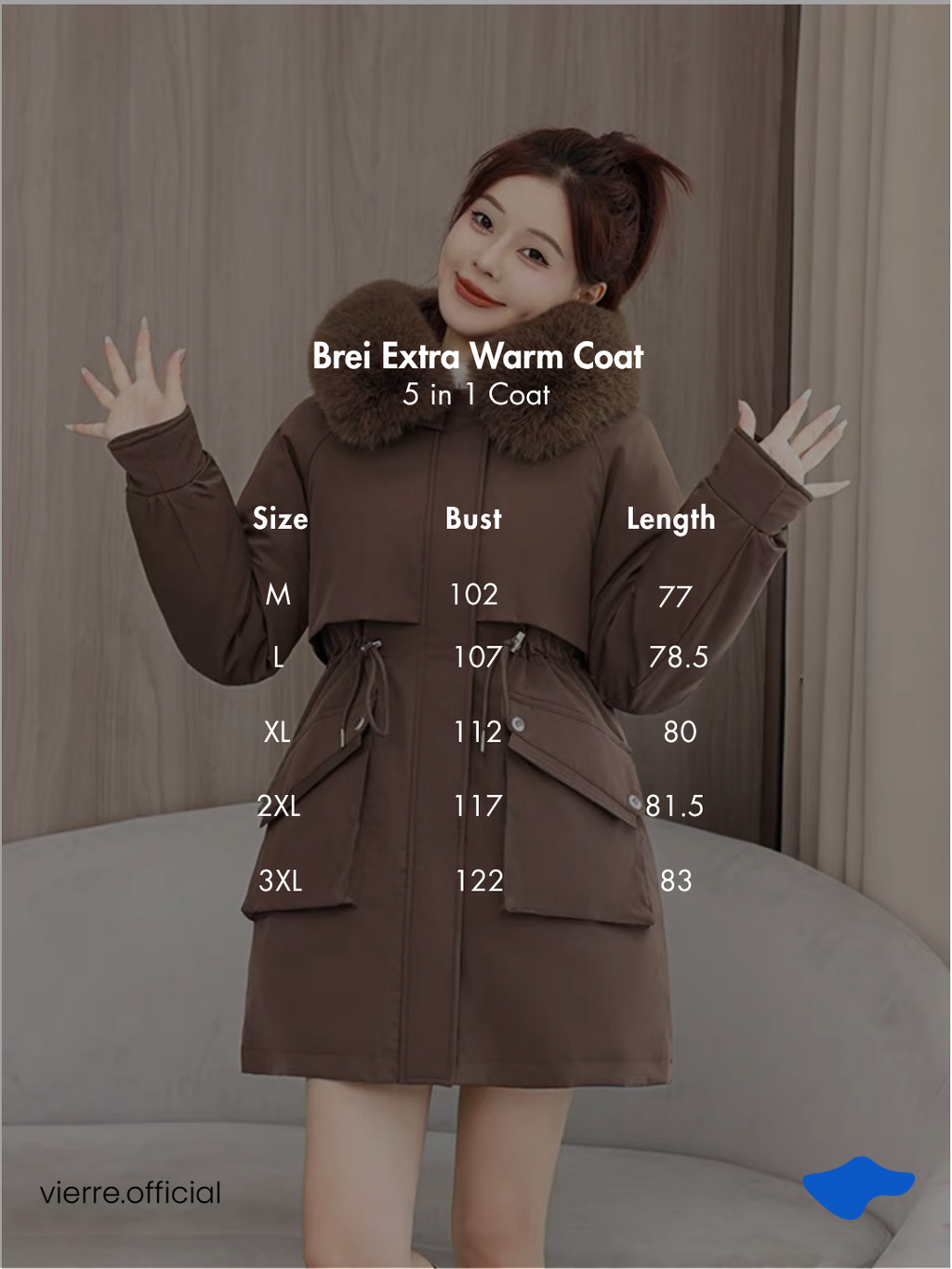 WOMAN - Brei 5 in1 Extra Warm Coat