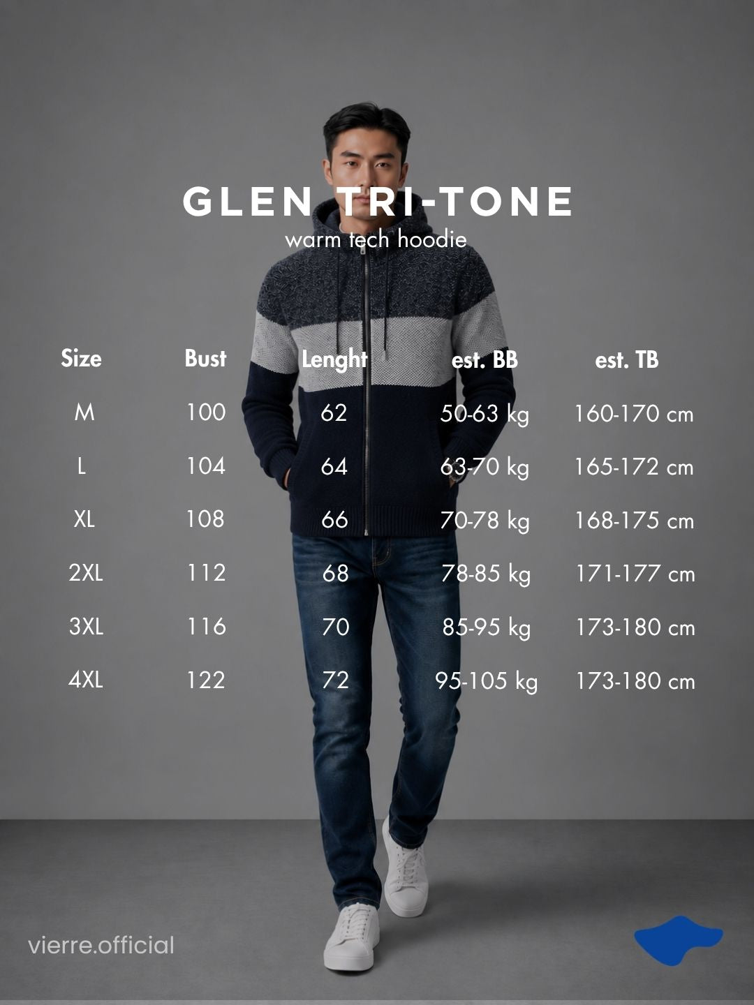 MEN - Glen Tritone Warm Tech Hoodie