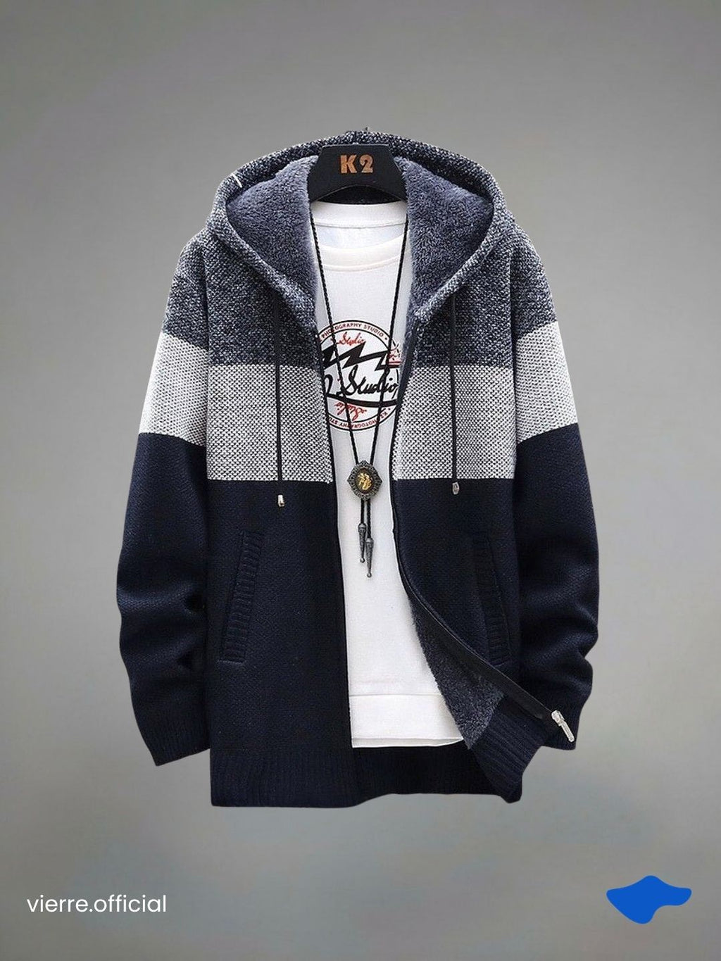 MEN - Glen Tritone Warm Tech Hoodie