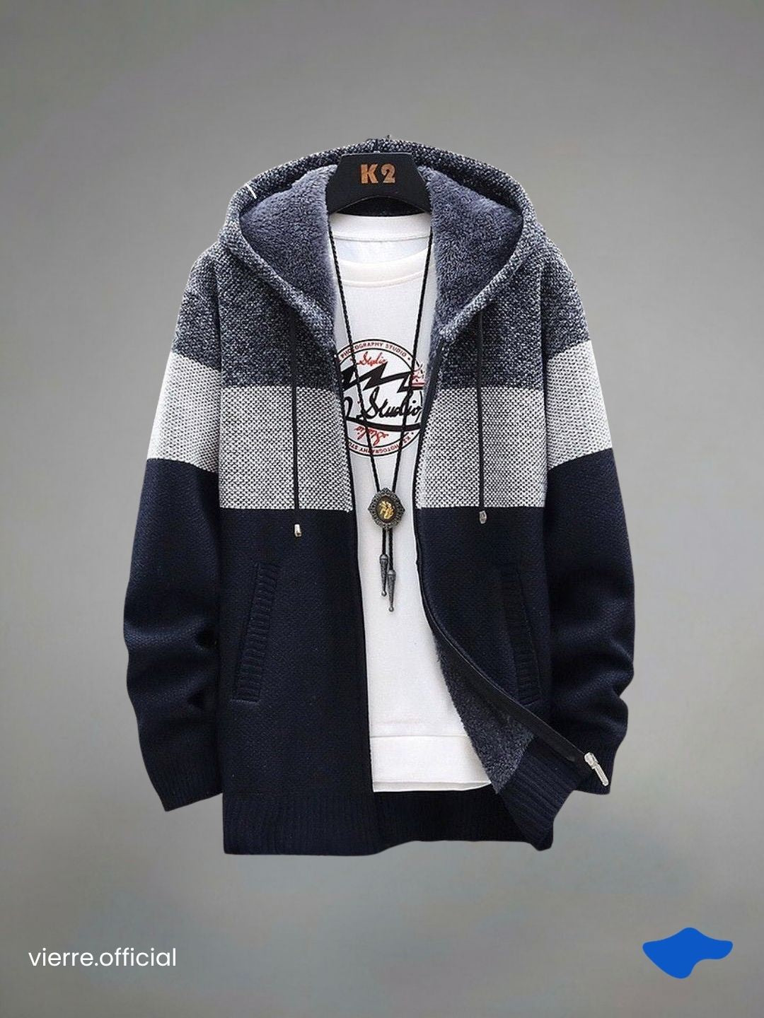 MEN - Glen Tritone Warm Tech Hoodie