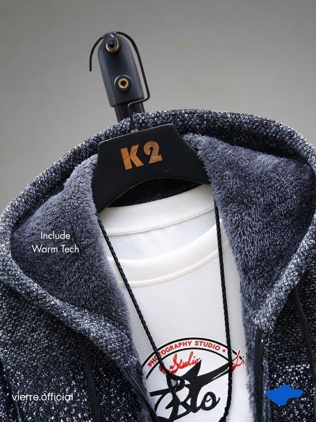 MEN - Glen Tritone Warm Tech Hoodie