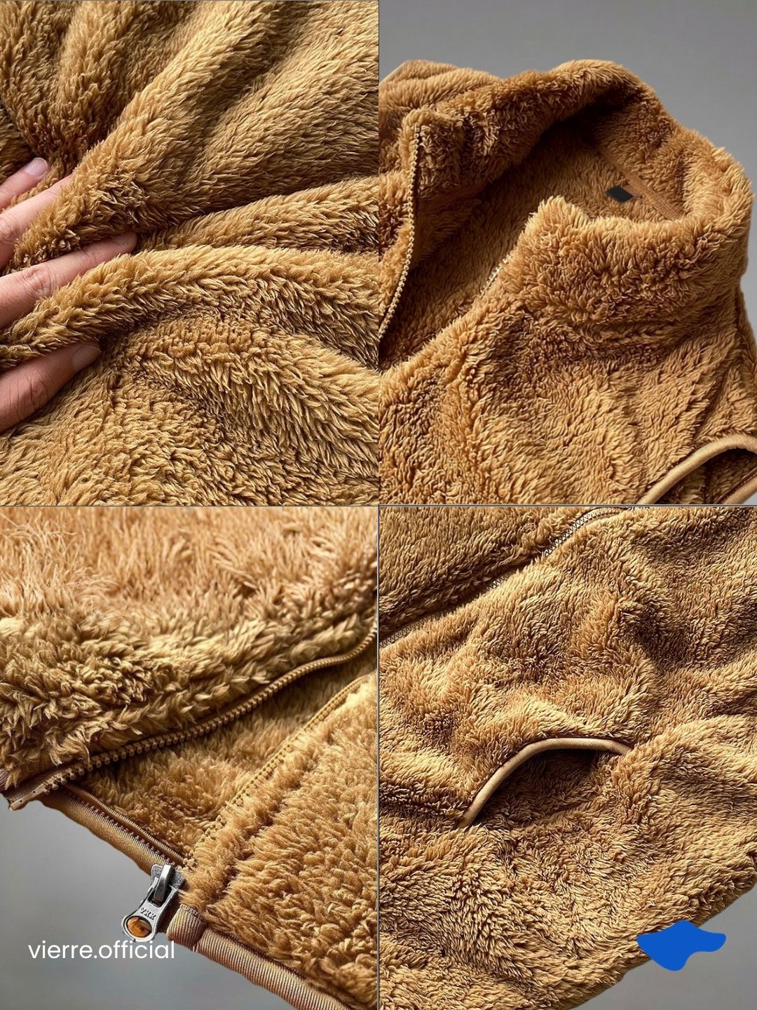 MEN - Jayden Fluffy Fur Vest Warm Tech
