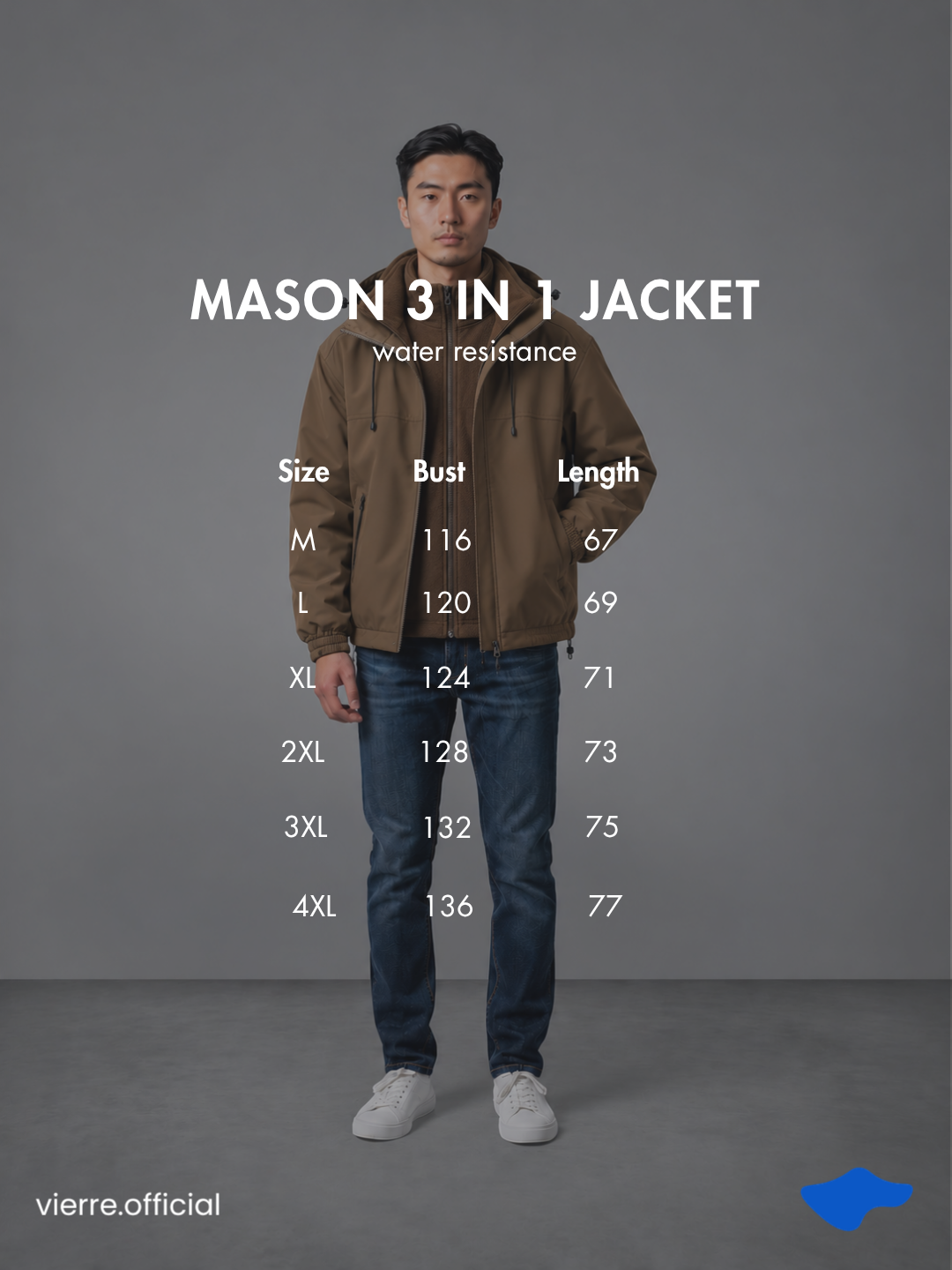 MEN - Mason 3 In 1 Jacket