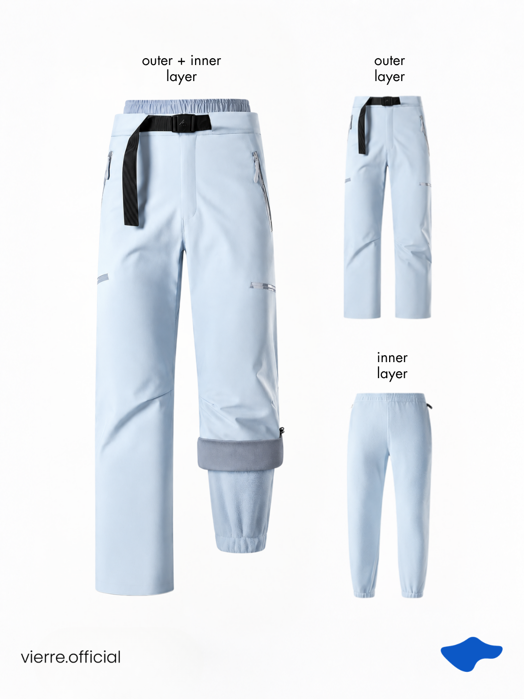UNISEX - Stuart 3in1 Ski Bottom Waterproof + Warm Tech