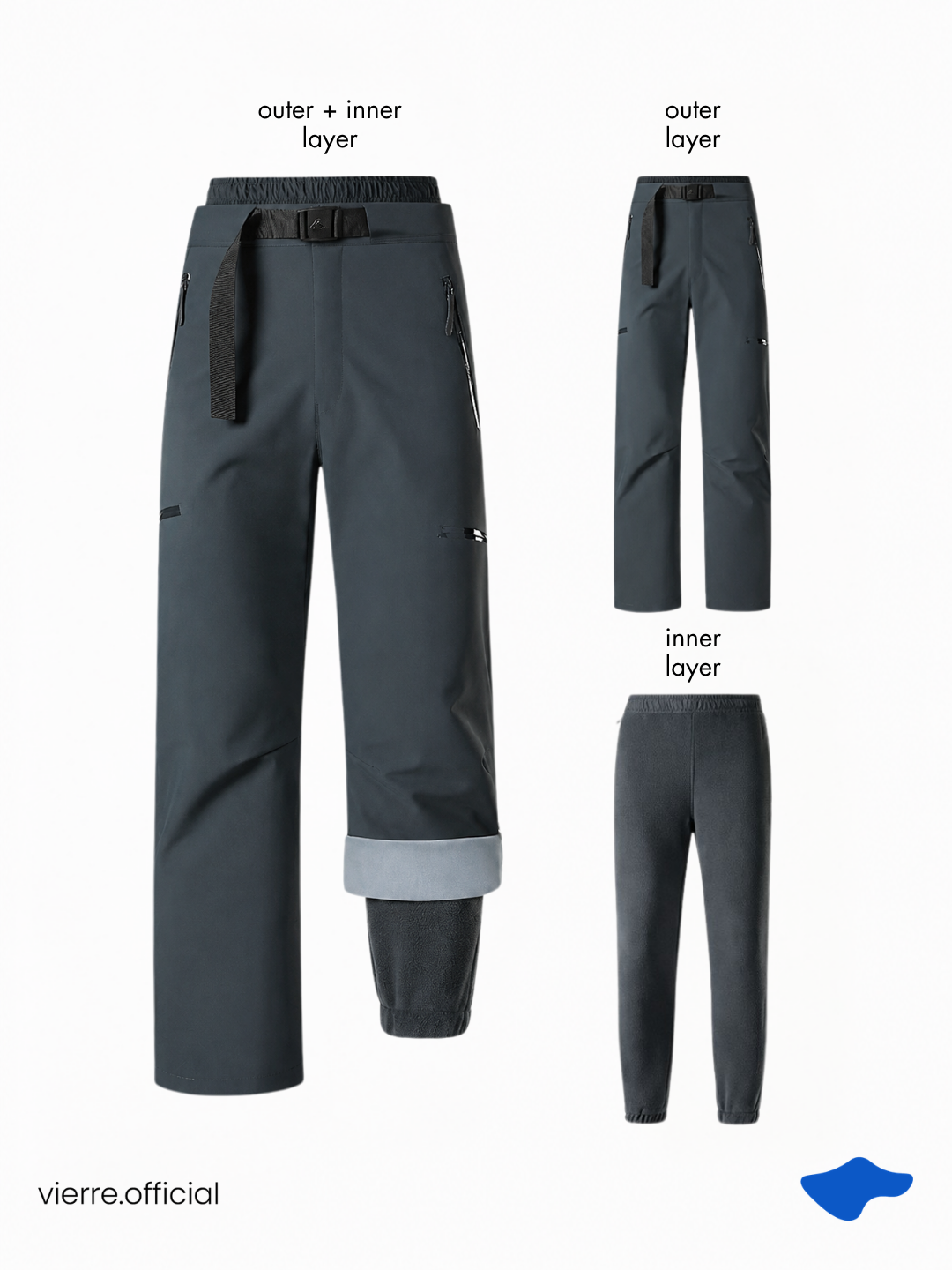 UNISEX - Stuart 3in1 Ski Bottom Waterproof + Warm Tech