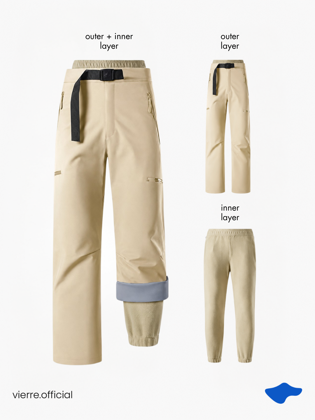 UNISEX - Stuart 3in1 Ski Bottom Waterproof + Warm Tech
