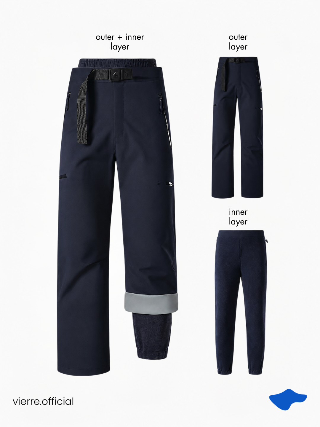 UNISEX - Stuart 3in1 Ski Bottom Waterproof + Warm Tech