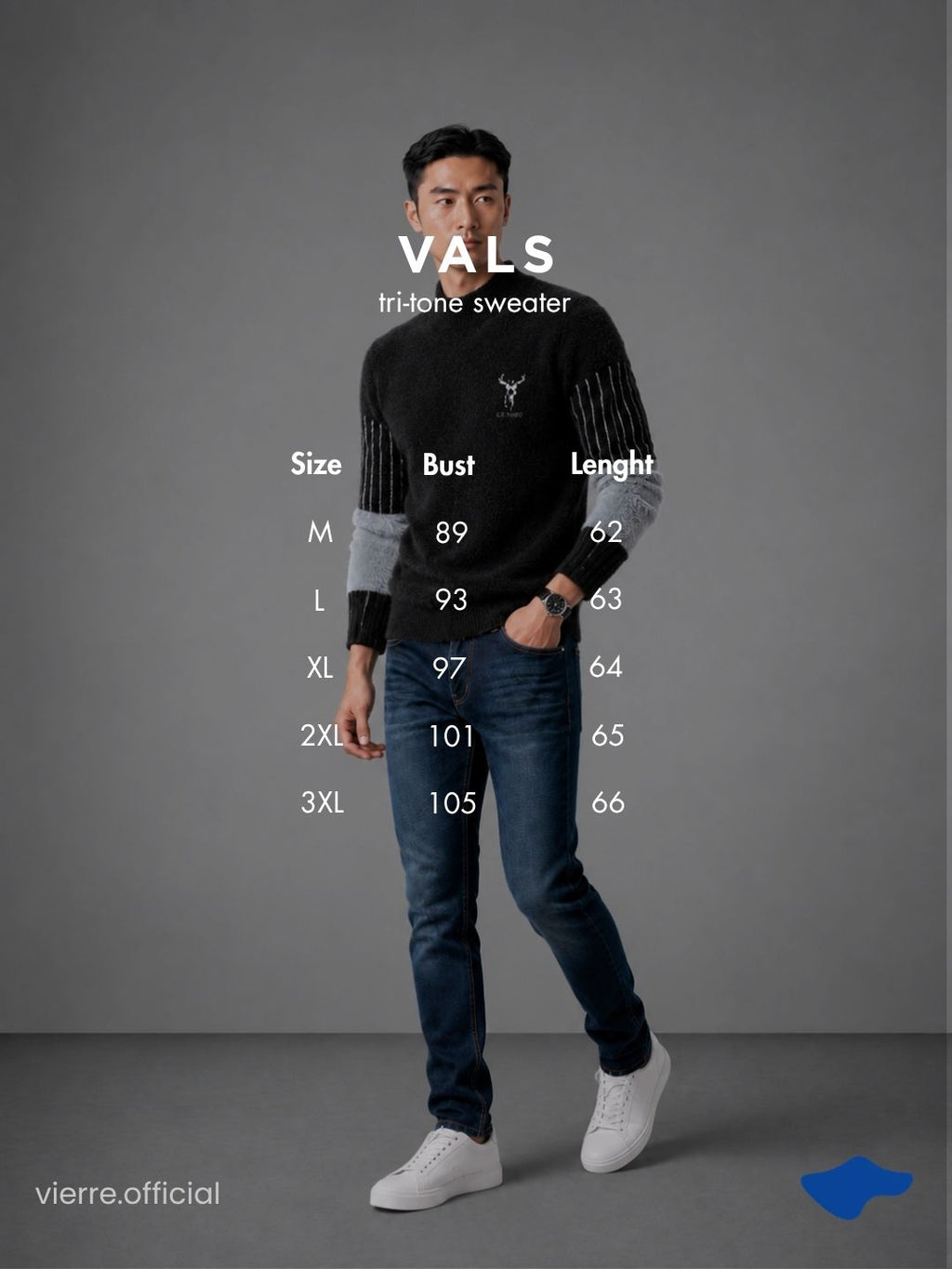 MEN - Vals Tri-Tone Sweater