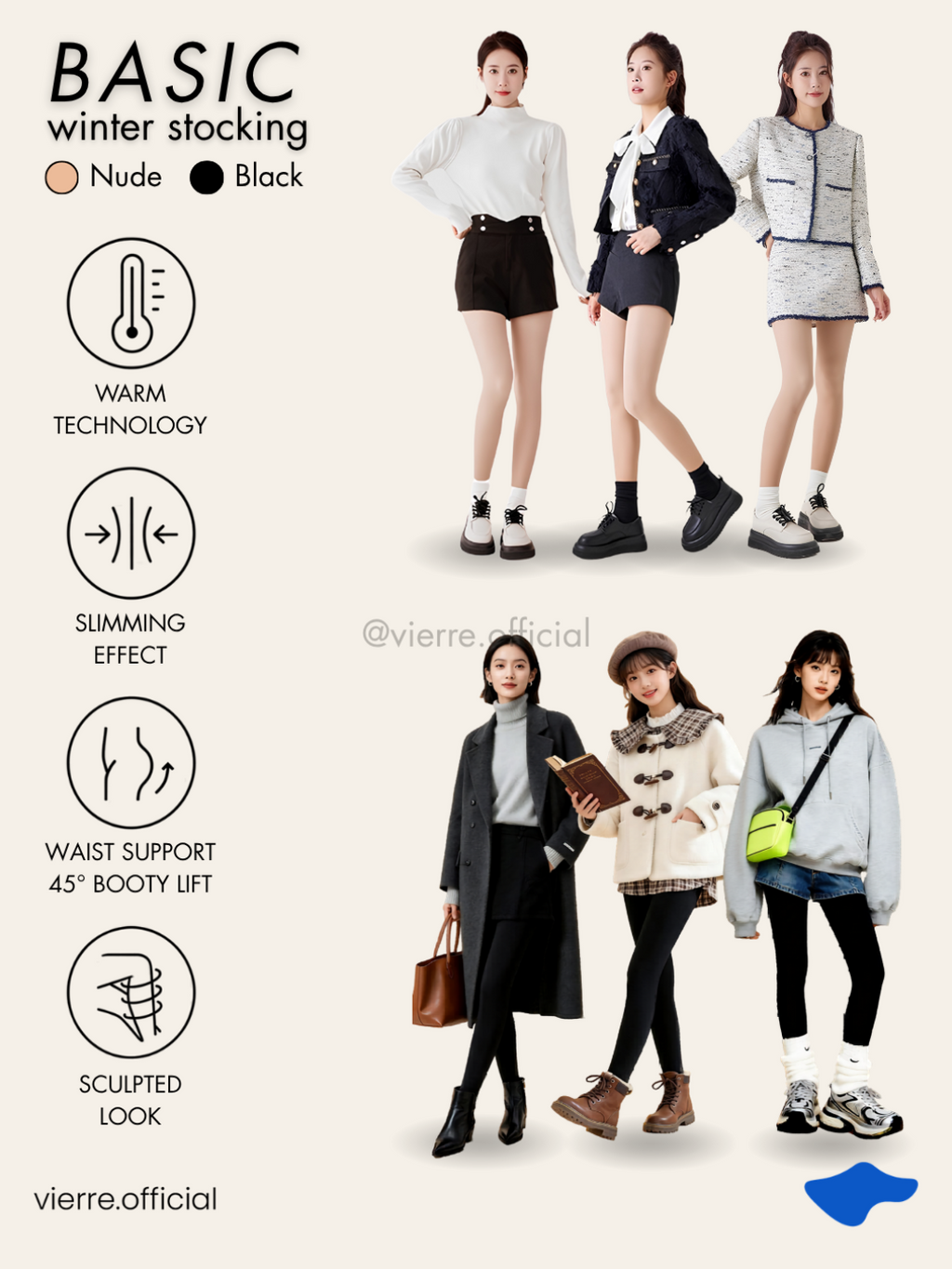 WOMAN - Basic Winter Stocking