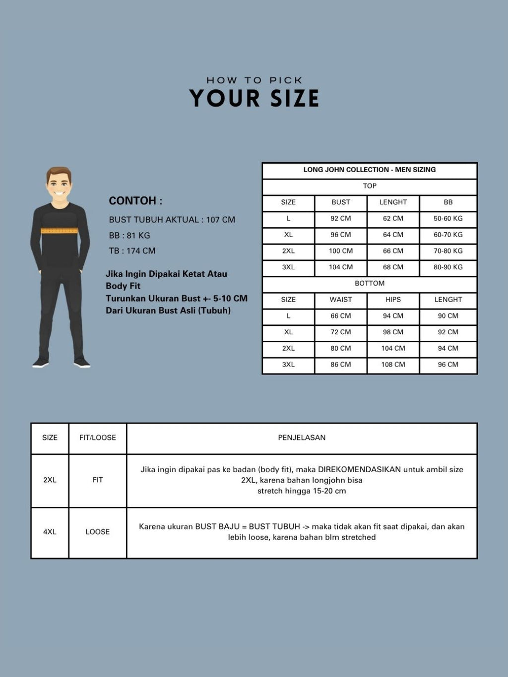 WOMAN / MAN - ULTRA Warm Tech Longjohn (Suits for -20 ~ 5°C)