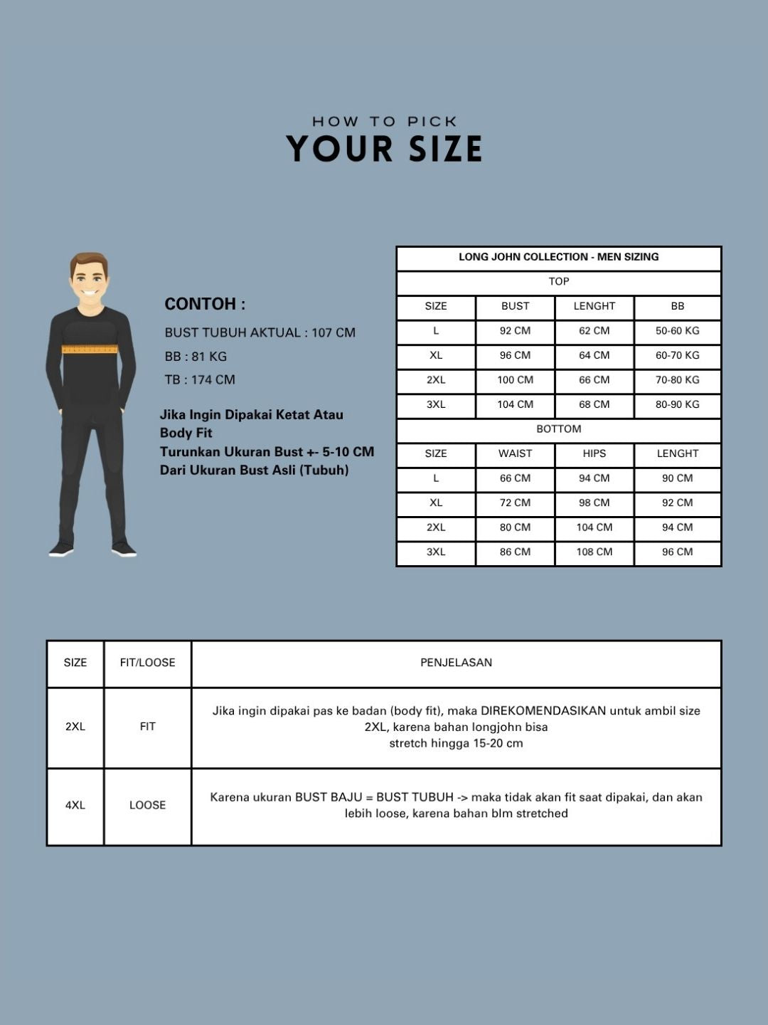 WOMAN / MAN - ULTRA Warm Tech Longjohn (Suits for -20 ~ 5°C)