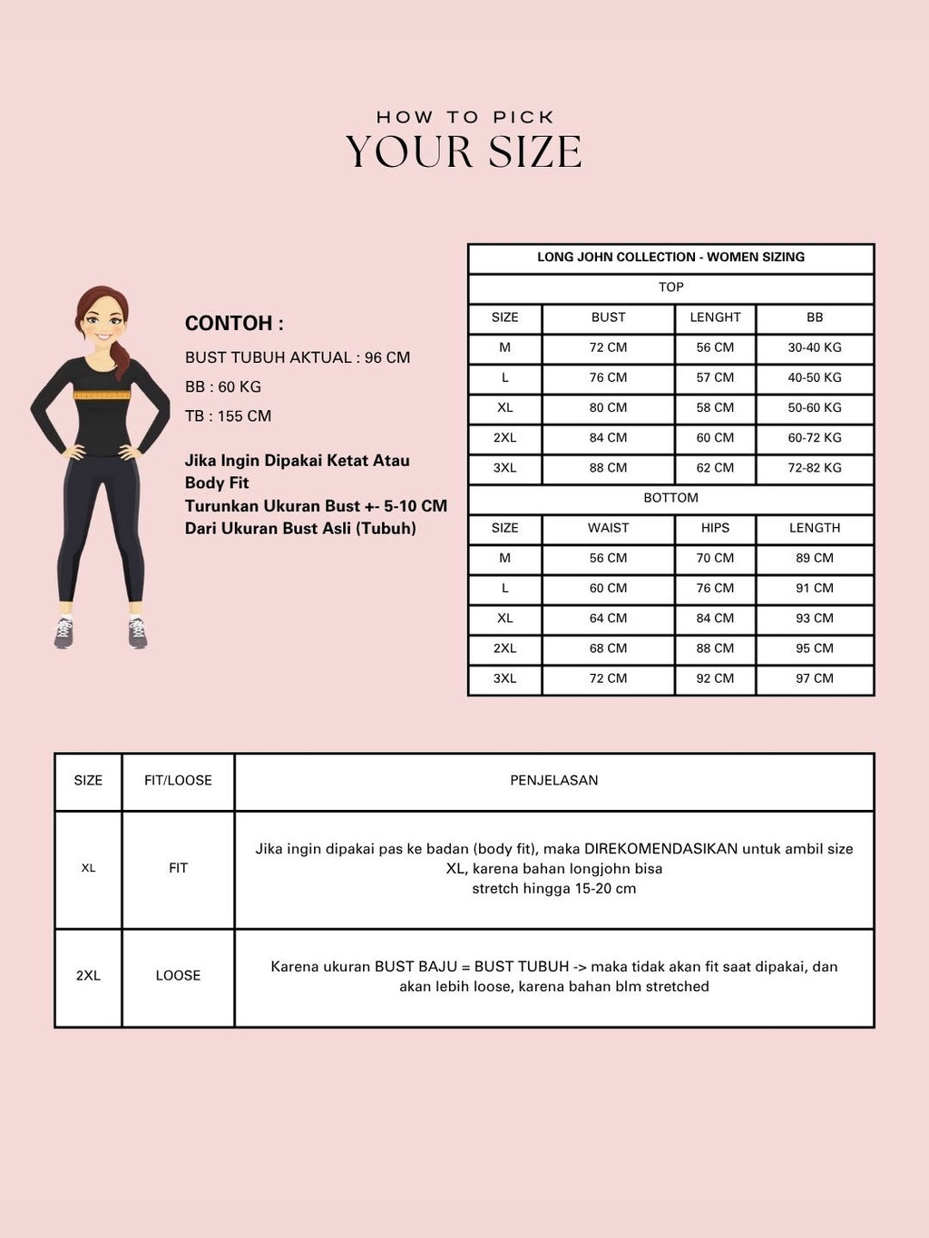 WOMAN / MAN - ULTRA Warm Tech Longjohn (Suits for -20 ~ 5°C)