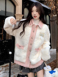 WOMAN - Terry Tweed Fur Coat